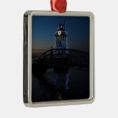 クリスマスライトの灯台 メタルオーナメント (右)