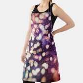 クリスマスライトの背景。休日グラ白熱［赤熱］光を放つフィ エプロン (インサイチュ)