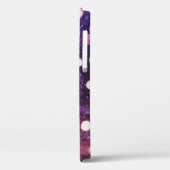 クリスマスライトの背景。休日グラ白熱［赤熱］光を放つフィ Case-Mate iPhoneケース (裏面 / 左)