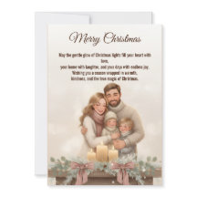 クリスマスライトの魔法 クリスマスカード