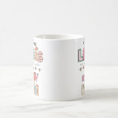 クリスマスライトは私のお気に入りの色だ コーヒーマグカップ (中央)