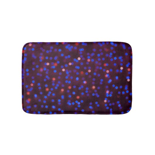 クリスマスライトぼやけ、フェスティバルの背景。 バスマット (正面)
