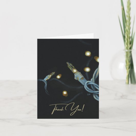 クリスマスライトをありがとう サンキューカード (正面)