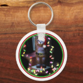 クリスマスライトを使ったウェルカムベア キーホルダー (正面)