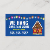 クリスマスライトインストールの名刺 名刺 (正面)