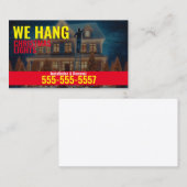 クリスマスライトインストールの名刺 名刺 (正面/裏面)