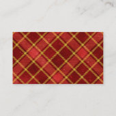 クリスマスライトインストールの名刺 名刺 (裏面)