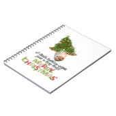 クリスマスライトカウラバークラシックズTシャツ ノートブック (左側)