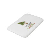 クリスマスライトカウラバークラシックズTシャツ バスマット (アングル)