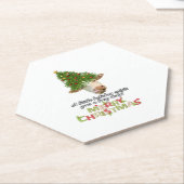 クリスマスライトカウラバークラシックズTシャツ ペーパーコースター (アングル)