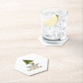 クリスマスライトカウラバークラシックズTシャツ ペーパーコースター (インサイチュ)