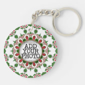 クリスマスライトカスタムフォトキープサケ キーホルダー (裏面)