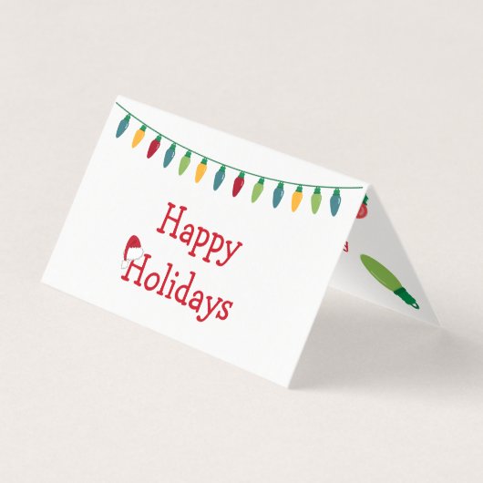 クリスマスライトカード#HolidayZ (正面)