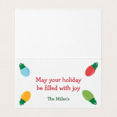 クリスマスライトカード#HolidayZ (内部フラット)