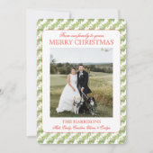 クリスマスライトガーランドワンフォトヴィンテージ シーズンカード (正面)