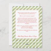 クリスマスライトガーランドワンフォトヴィンテージ シーズンカード (裏面)