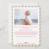 クリスマスライトガーランド2枚の写真ヴィンテージ シーズンカード (裏面)