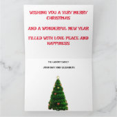 クリスマスライトキャッツ カード (内部)