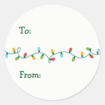 クリスマスライトギフトステッカー#HolidayZ