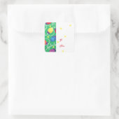 クリスマスライトギフトラベルシール スクエアシール (バッグ)