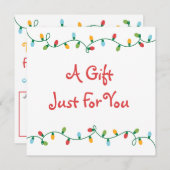 クリスマスライトギフト券 (正面/裏面)