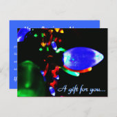 クリスマスライトギフト券 ポストカード (正面/裏面)