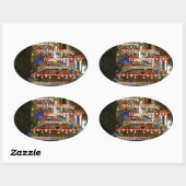 クリスマスライトギルドフォード 楕円形シール (シート)