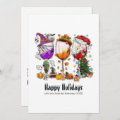 クリスマスライトグリーティング シーズンカード (正面/裏面)