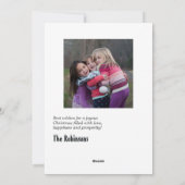 クリスマスライトグリーティング シーズンカード (裏面)