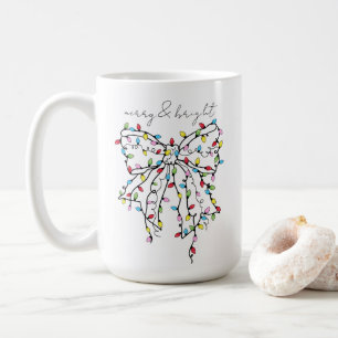 クリスマスライトコケットボウ コーヒーマグカップ