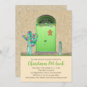 クリスマスライトサウスウエスタンサフサボスサボティホリデーパーティー 招待状 (正面/裏面)