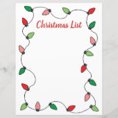 クリスマスライトサンタウィッシュリストテンプレートクリスマス (正面)