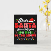 クリスマスライトサンタカラフルーコストを説明できる カード (黄色い花)