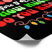 クリスマスライトサンタカラフルーコストを説明できる ポスター (角)