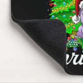 クリスマスライトサンタHにヒポポタマスが欲しい マウスパッド (コーナー)