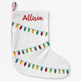 クリスマスライトストッキング スモールクリスマスストッキング