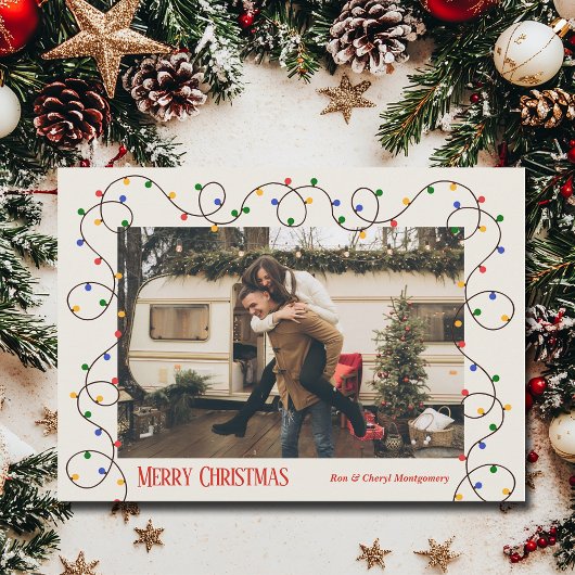 クリスマスライトストランド写真 シーズンカード