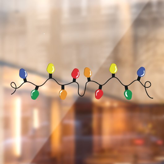 クリスマスライトストリングワイヤ大電球 ウィンドウサイン (シート2)