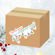 クリスマスライトスモールショッピングありがとう