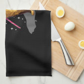 クリスマスライトチワワ キッチンタオル (四つ折り)