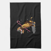 クリスマスライトチワワ キッチンタオル (縦)