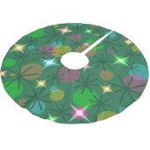 クリスマスライトツリースカート ブラッシュドポリエステルツリースカート (アングル)