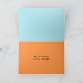 クリスマスライトトリオオレンジとブルー シーズンカード (内部)