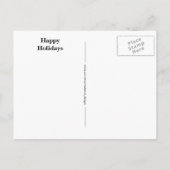 クリスマスライトトリオオレンジとブルー ポストカード (裏面)