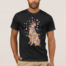 クリスマスライトドイツの羊飼い犬の子犬