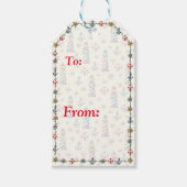 クリスマスライトハウスエ航海のロー ギフトタグ (正面)