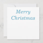 クリスマスライトハウスクリスマスグリーティングカード (裏面)