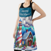 クリスマスライトハウス航海のコースタルマウンテン エプロン (インサイチュ)