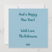 クリスマスライトハウス航海のコースタルマウンテン シーズンカード (裏面)