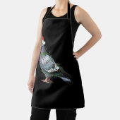 クリスマスライトハト着てクリスマスサンタハットピグ エプロン (インサイチュ)